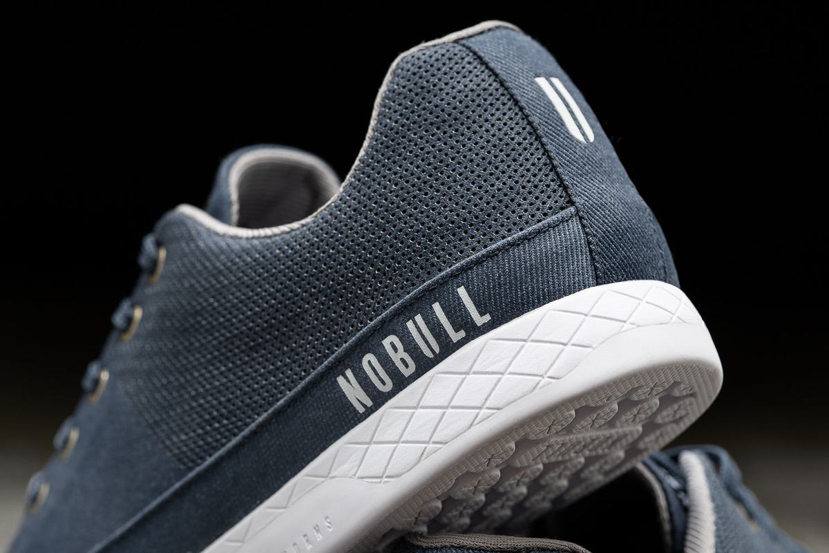 Nobull Canvas Women's Trainers Navy | Australia (UN2648)